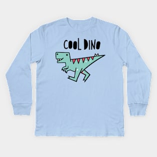 Cool Dino Kids Long Sleeve T-Shirt